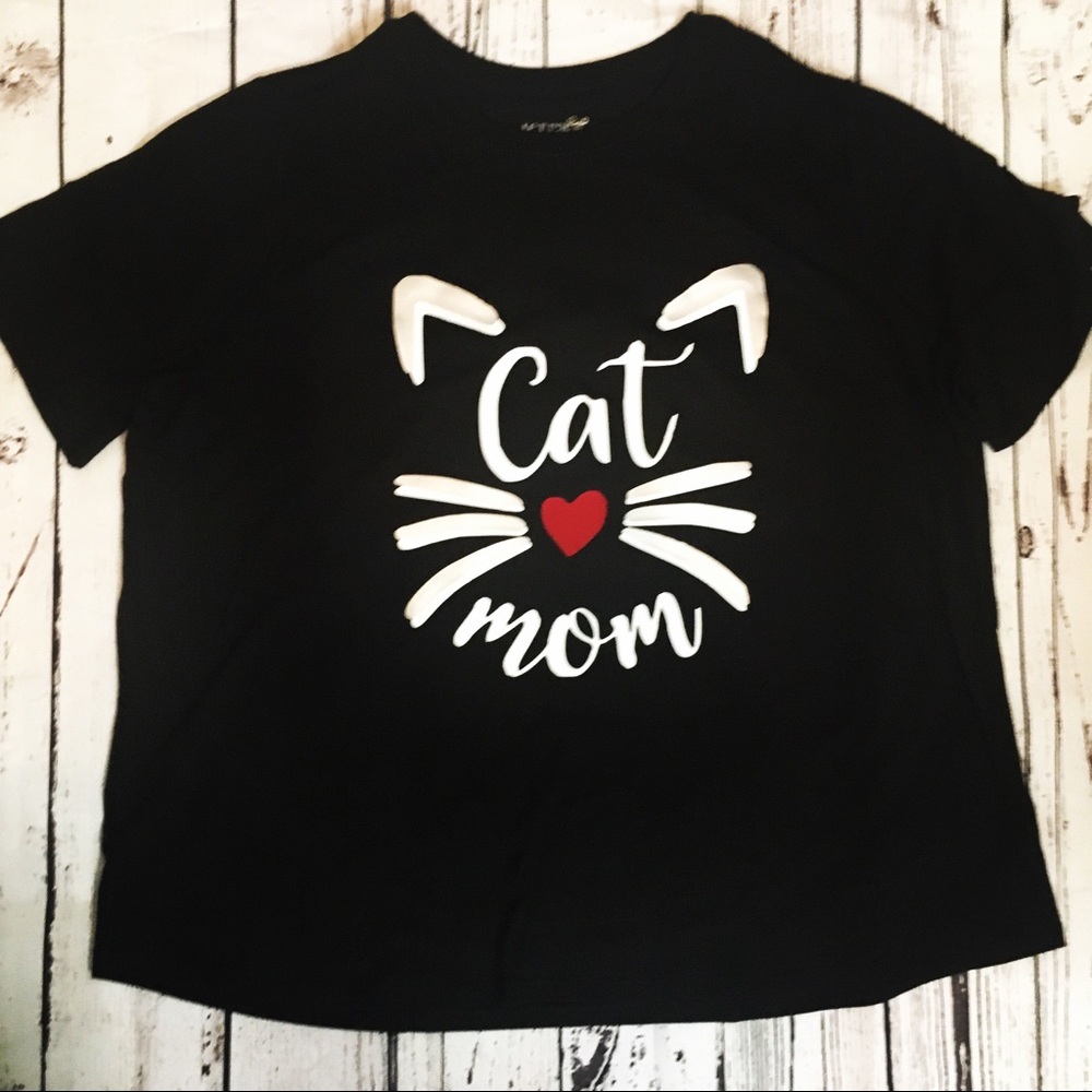 Graphic Tee - Cat Mom